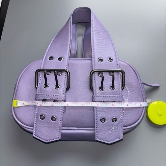 Free people say yes leather purse tote lavender purple new - Picture 13 of 16